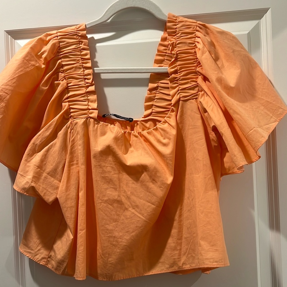 Orange Zara Top